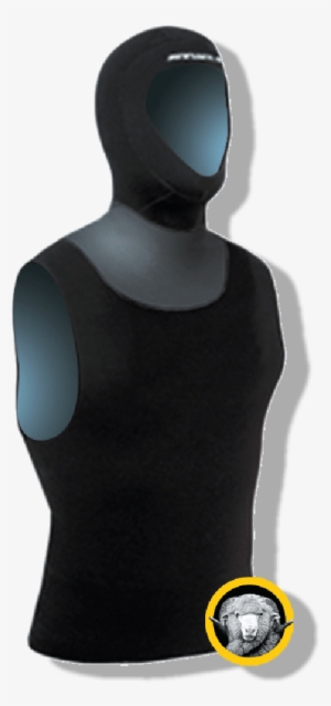 Pinnacle - 5mm Merino Hooded Vest #2264059