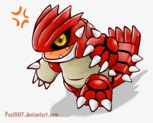 Com Pikachu Groudon Cartoon Fictional Character Clip - Chibi Mega Primal Groudon #2265927