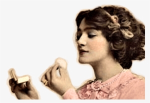 Victorian Vintage Woman Make Up - Helenmayvintage Authentic Petite Victorian Era Ivory #2266262