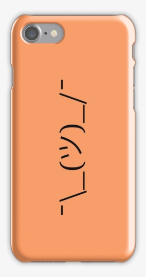 Â¯\ /â¯ / Shrug Emoticon / Shrug Emoji Iphone 7 Snap - Iphone #2266284