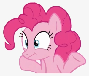Transparent Shrugging Pinkie Pie [reupload With Improvements] - Pinkamena Diane Pie #2266397