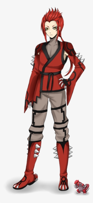 [groudon Gijinka] - By Aqualeonhart - Pokemon Gijinka Groudon - Free ...