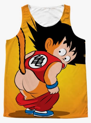 1 Sided 3d Tank Top T Shirt Tank - Goku Kid #2267334