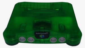 A Us Market N64 In "jungle Green" - Nintendo 64 Transparent Green #2267336