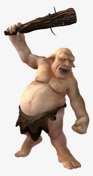 Troll, Kobold, Fantasy, Fairy Tales, Club, Ears - Troll #2267606