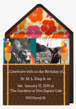 Come And Celebrate The Birthday Of Dr - Martin Luther King Jr #2267813