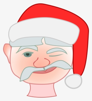 This Free Icons Png Design Of Santa Winking #2267860