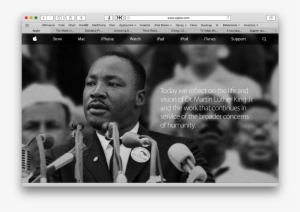Its Dr Martin Luther King Jr Day In The Us - Apple Martin Luther King #2267929