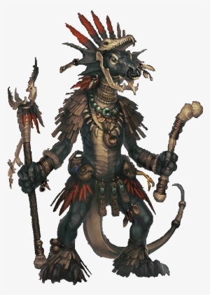 Chief Sootscale Is The Leader Of The Sootscale Tribe, - Kobold Pathfinder #2268344