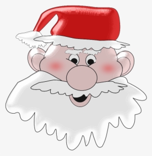 Jolly Santa Face - Wall Decal #2268388