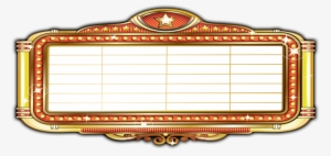 Image Freeuse Marquee Clipart Classic Movie - Theater Marquee Png #2269108