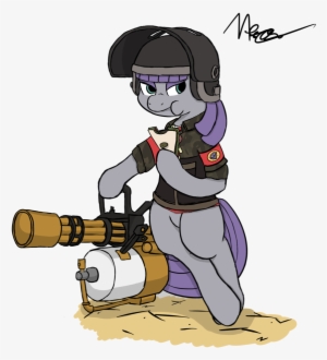 Messenger, Australium Minigun, Crossover, Eating, Food, - Cartoon #2270186