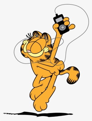Garfield Listening To Audio - Iraq #2271304