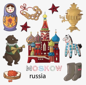 Free Png Hand Drawn Cartoon Style Russia Png Images #2272375