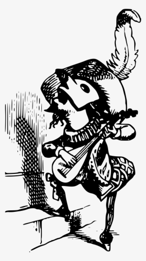 This Free Icons Png Design Of A Masqued Bard Playing #2273094