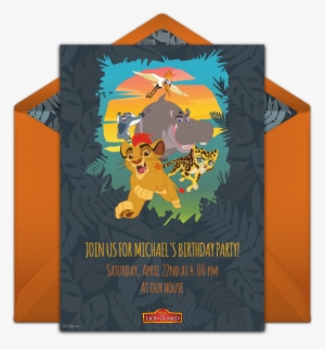 The Lion Guard Online Invitation - Lion Guard Party Supply And Balloon Decoration Bundle #2273354