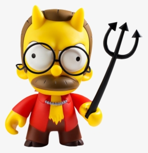 Devil Flanders 7” Vinyl Figure By Kidrobot - Devil Flanders Kidrobot #2273502
