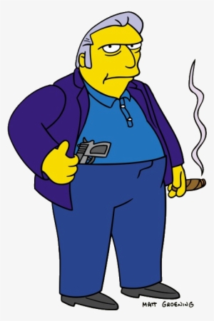 ¡conoce A Los Ciudadanos De Springfield - Fat Tony Simpsons #2273587