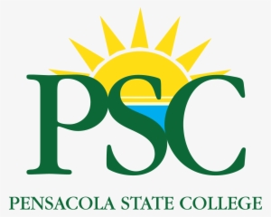 Decorative Image Of Psc Vertlogo1 Cmyk W3ar1w , Branding - Pensacola State College Logo #2274738