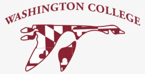 One-color Pantone 202c - Washington College Maryland Logo - Free ...