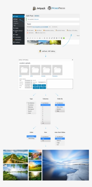 Jetpack - Orange Venue Yemyeşil Doğa Fon Perde - 145x270 Cm #2275708