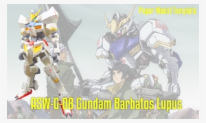 This Papercraft Model Template Of The Asw G 08 Gundam - Mobile Suit Gundam Iron Blooded Orphans #2275801