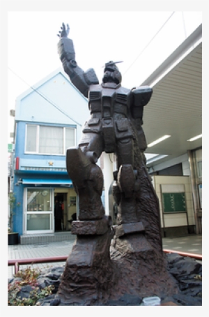 A Statue Of Gundam, A Popular Animation Hero, Was Erected - Kami Igusa Station Gundam Statue #2275902