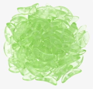 Czechmates 3x10mm Two Hole Crescent Peridot Beads 15g - Czechmates Crescent (391-310-5050) Peridot #2276183