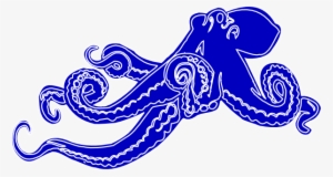 Blue Octopus Clip Art At Clker - Blue Octopus Clipart #2278018