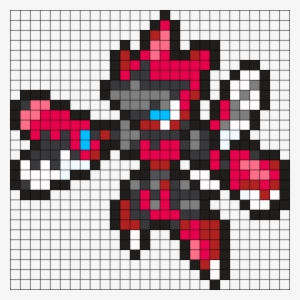 Mega Scizor Pokemon Bead Pattern Perler Bead Pattern - Perler Beads Pokemon Scizor #2278019