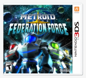 Federation Force Box Art - Metroid Prime Fed Force 3ds #2278932