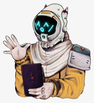 Drew A Korvax For My Thumbnail - No Man's Sky Korvax Png #2280162