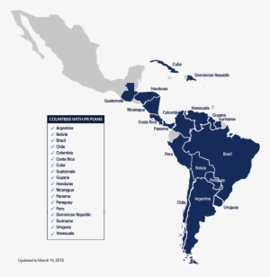 Eighteen Countries In The Region Of The Americas Presented - Mexico Vector #2280607