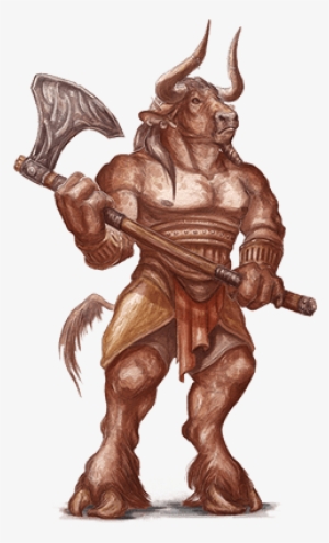 Minotaur Holding Axe - D&d Minotaur #2281037
