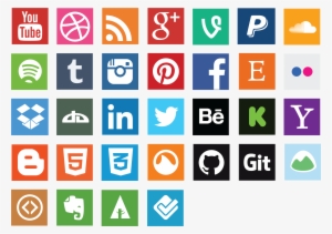 Social Media Square Icons #2281248