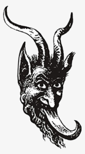 Krampus - Krampus Black And White Png #2281779