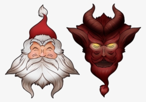 Kringle 1000fg - Krampus 1500fg - Krampus Cartoon Drawing #2281864