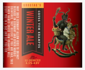 Krampus Landscape Basic Label - 13 5'x7'area Rug #2282256