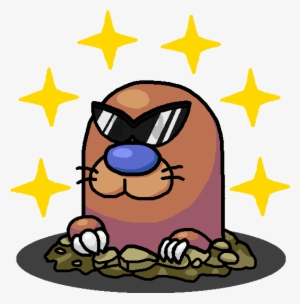 Shiny Diglett Monty Mole By Shawarmachine On Deviantart - Mario Mole #2282642