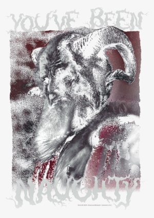 Grimm Merry Krampus Men's Ringer T-shirt - Sketch #2282783