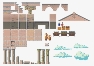 New Ruin Tiles - Pixel Ruin #2283053