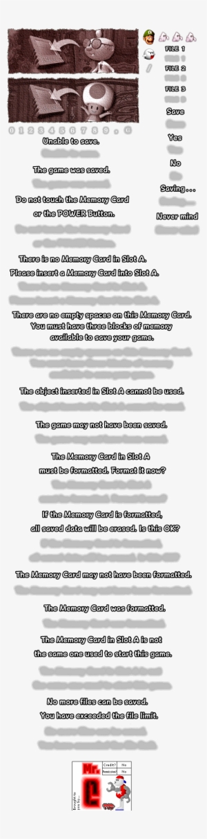 Save Screen - Luigi's Mansion Save Screen #2284458