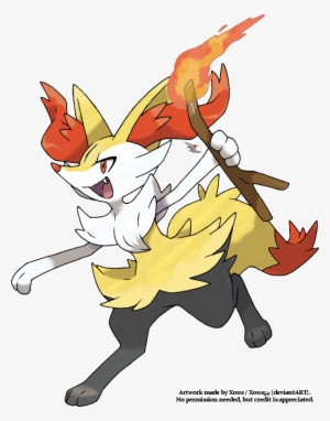 186kib, 603x768, Braixen By Xous54-d6o03se - Fennekin Evolution #2284507