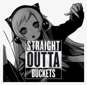 Straight Outta Buckets Compton T-shirt Black Black - Straight Outta Star Labs Scarf #2285048