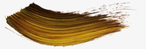 Gold Paint Stroke Png - Gold #2286695