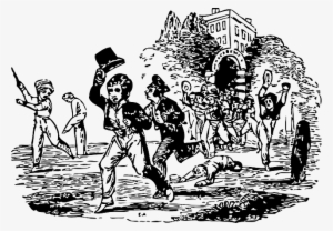 Drawing, Break, Running, Vacation, Boys, Academy, Boy - People Running Scared Drawing #2286721