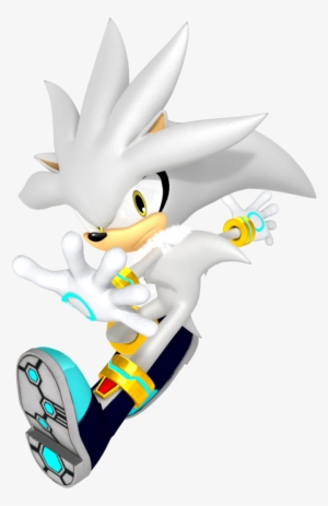 Silver The Hedgehog - Silver The Hedgehog Back - Free Transparent PNG ...