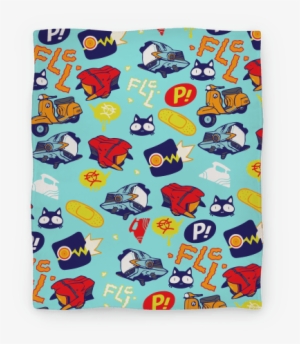 Flcl Anime Pattern Blanket - Flcl Pattern #2287872