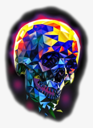Geometric Skull Tattoo - Graphic Design #2288847