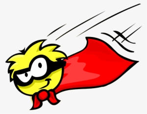 Caped Super Puffle Yay - Club Penguin Puffle Superhero #2289060